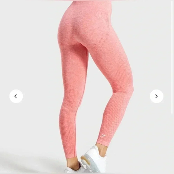 Gymshark Coral Vital Seamless Leggings - Size Medium - Picture 9 of 9